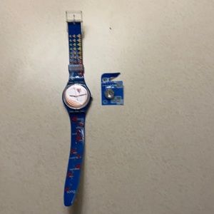 Beautiful heart swatch watch with new battery